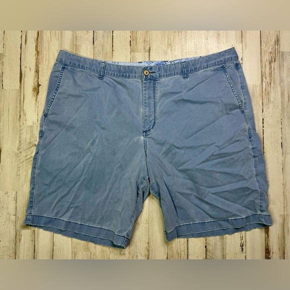 Tommy Bahama Chino Shorts Men's 42 Performance Athletic Blue - Picture 1 of 9
